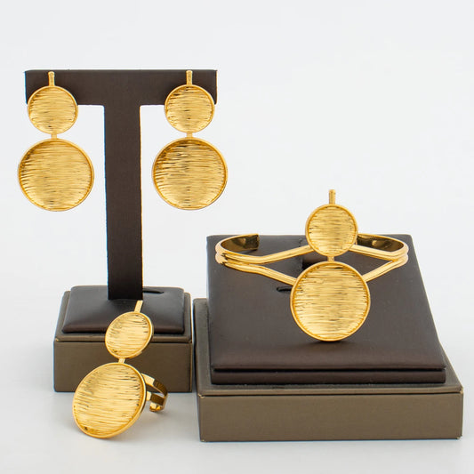 Mejesticfines Sahara Glow Jewelry Set - Bold 1.3